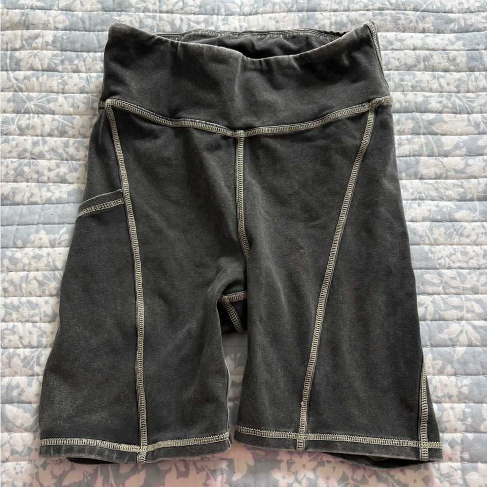 Free People Movement Gray Shorts